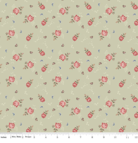 Anne of Green Gables - Roses - Sage